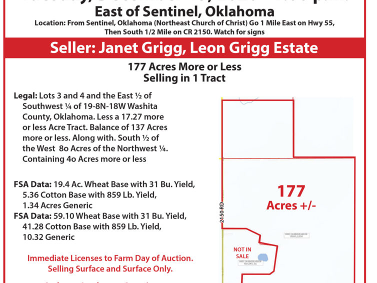 Washita County Real Estate Auction