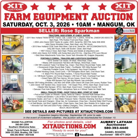 XIT Sparkman FP ad